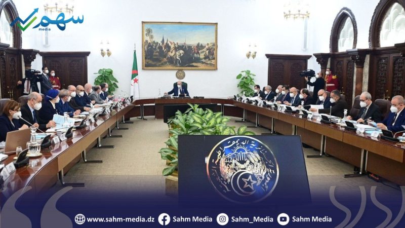 مجلس الوزراء أوامر وقرارات الرئيس تبون