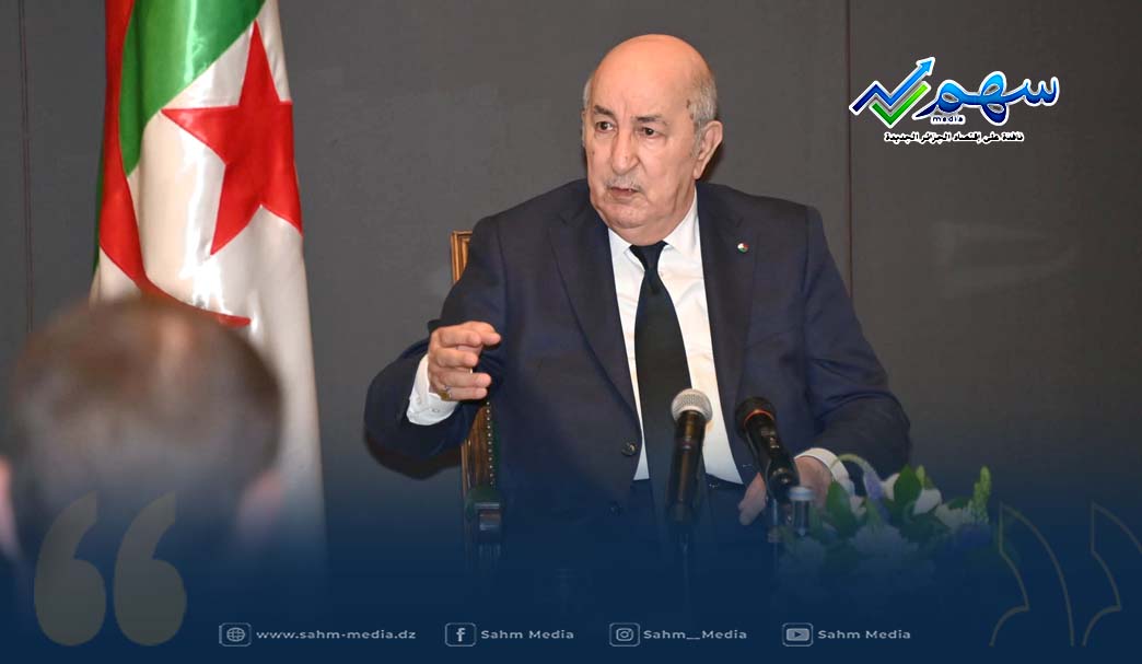رئيس الجمهورية عبد المجيد تبون